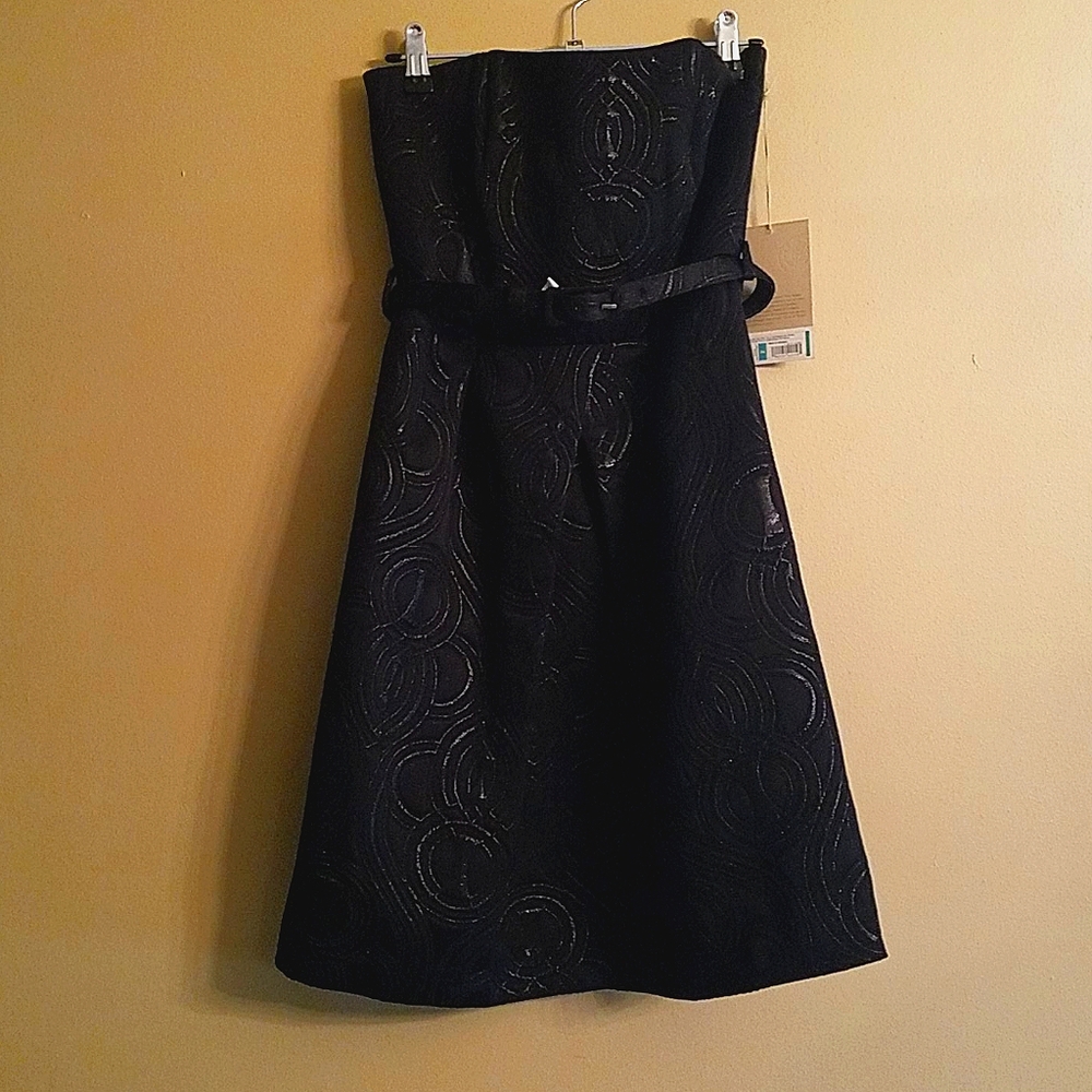 Black mini dress